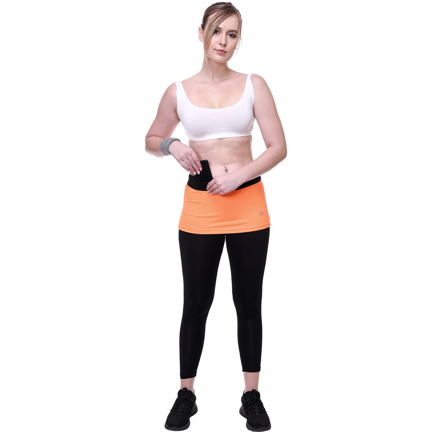 glanz comfort wear girls tights gym wear with skirt