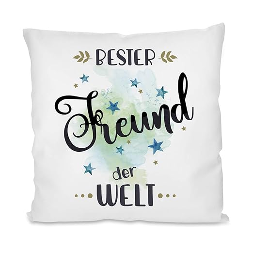 Kissen mit Motiv Modell: Beste Freund der Welt