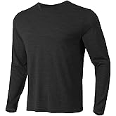 Merino Protect 100% Merino Wool Base Layer Mens Long Sleeve Shirts Soft Thermal Underwear for Hunting Hiking