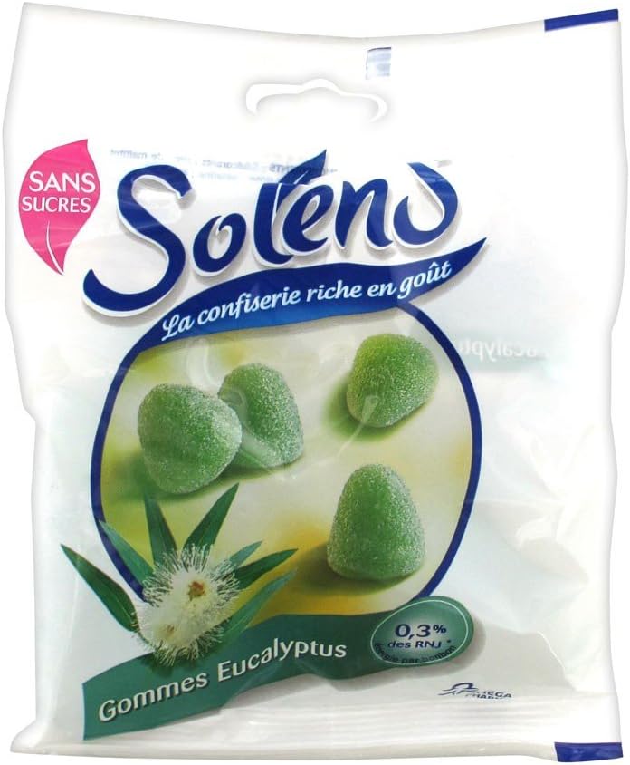Solens Eucalyptus Sugarfree Gums 100g