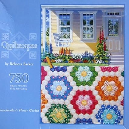 750pc Quiltscapes Puzzle Grandmothers Flower Garden - 