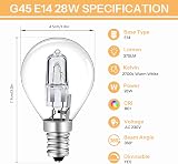 Caldarax E14 G45 28W Golf Ball Bulb Dimmable 370LM 2700K Clear SES view 3