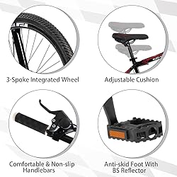 PanAme Hardtail Mountian Bikes with 21 Speeds