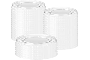 APSIC 2500 Pack Disposable Clear Lids for 0.75oz/1oz Portion Cups