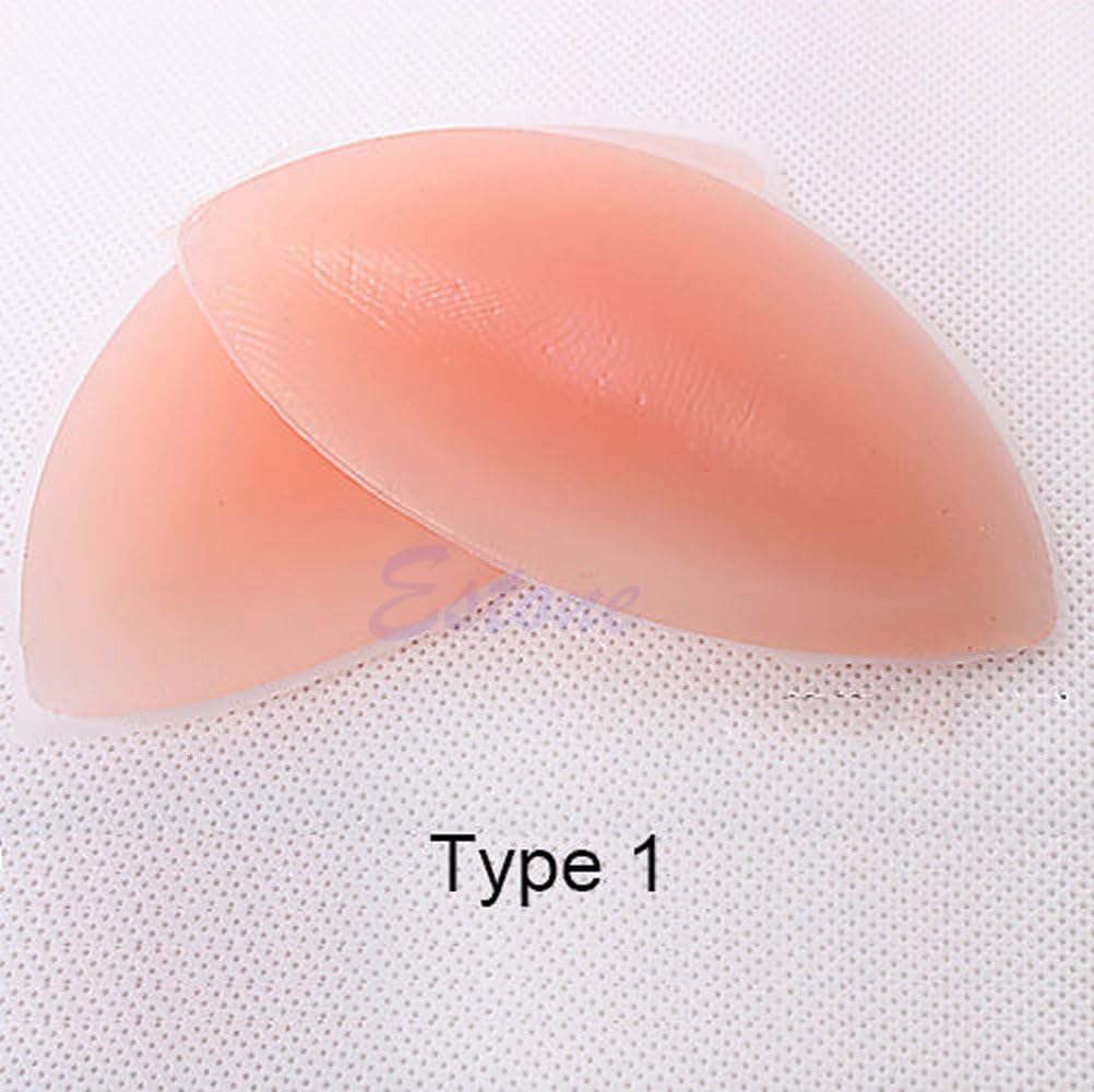 Poity Breast Enhancer Pair Silicone Push Up Gel Bikini Bra Pads Chicken Fillets Insert