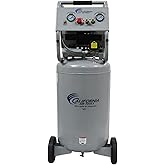 California Air Tools 20020 2.0 HP Ultra Quiet and Oil-Free Air Compressor with Wheels, 20 Gallon Tank Capacity, 70 dB Noise Level, Electric, Portable