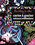 Cartes à gratter animaux multicolores by 