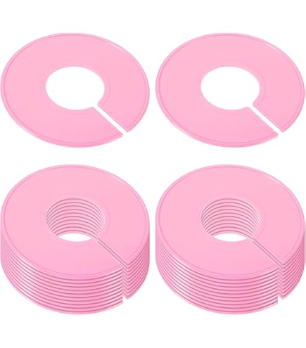 PATIKIL Lot De 8 Séparateurs De Vêtements Rectangulaires Pour Suspendre Les Vêtements, étiquettes Vierges Avec Marqueur Pour Placard, Noir