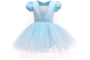 NEWEPIE Baby Girls Princess Leotards Ballet Dance Skirted Tutus Dancewear Halloween Christmas Birthday Party Fancy Dress