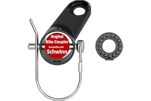 Bike Coupler, Coupler Hitch Attachments Compatible with Schwinn & Instep Bike Trailers, Aftermarket Replacement | Bike Coupler, Designed for Bicycle Carriers & More by Evo Dyne