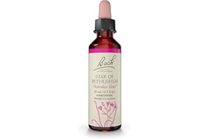 BACH FLOWER REMEDIES Bach Original Flower Remedies, Star of Bethlehem - Neutralize Grief - Natural Homeopathic Flower Essence for Emotional Balance - Vegan, Gluten Free, Sugar Free - 20mL Dropper