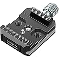 Leaplumin Aluminium Arca Swiss Type Clamp with 3/8” & 1/4” Screw,Quick Release Plate Arca QR Clamp for DJI Ronin S/SC