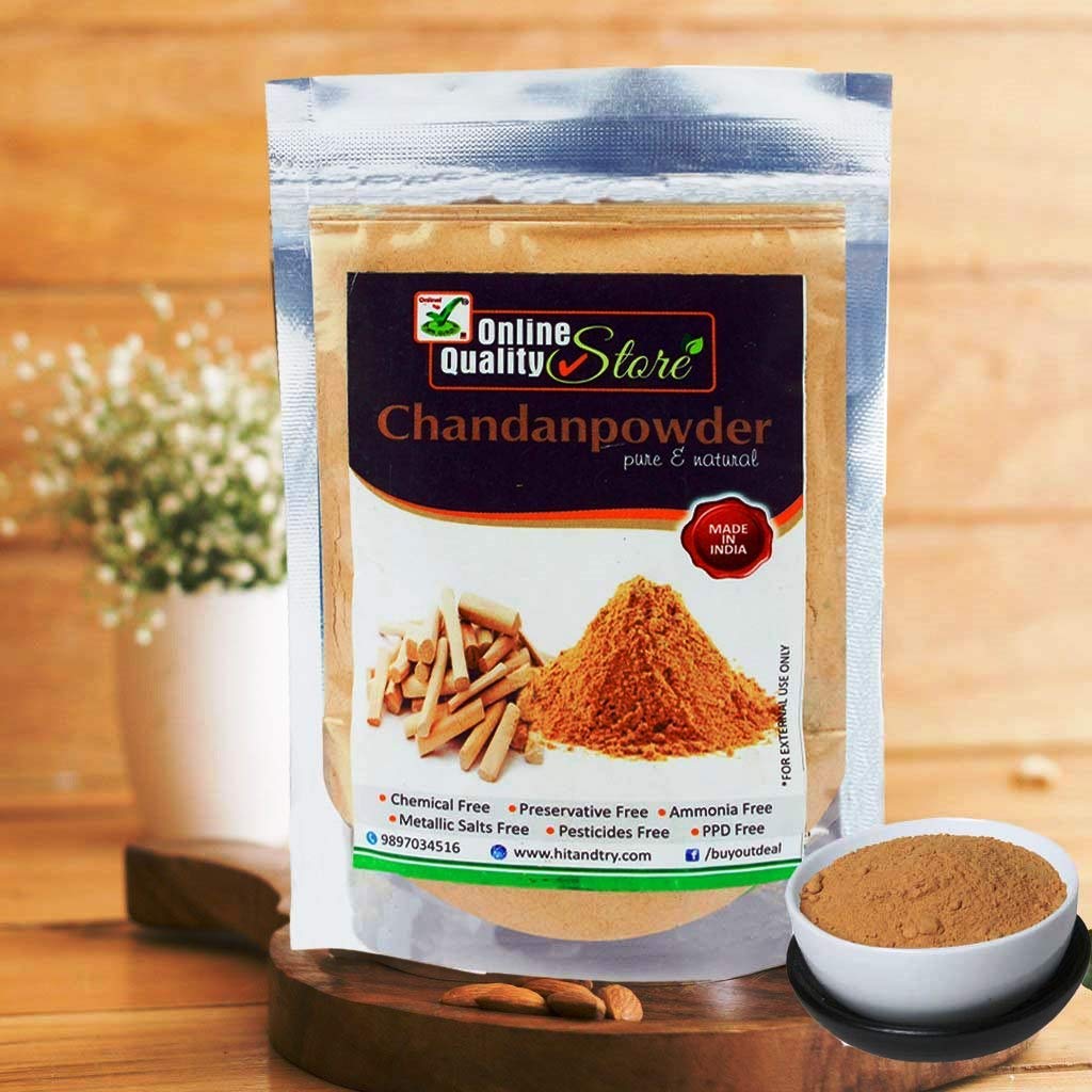 Online Quality Store Chan Pure Chandan Powder for Face 100 Herbal and