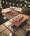 Hyperikon LED Outdoor Commercial String Lights, 48ft with 15 Hanging Sockets, 2W LED S14 LED Bulbs Included - Weatherproof Vintage Edison String Lights for Patio, Backyard, Party Wedding Decoration