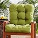 Greendale Home Fashions Outdoor Seat/Back Chair Cushion, Summerside Green