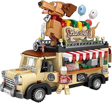 Amazon Ipt Lozminiブロック キッチンカー ホットドッグ屋さん 1317ピース Lozブロック ロズ ミニブロック 小さいブロック パズル おもちゃ 並行輸入品 Loz 1116 ブロック おもちゃ