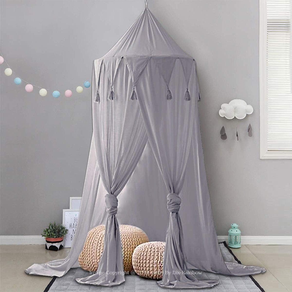 tent above bed