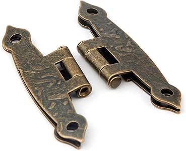 20pcs la puerta del gabinete de equipaje Bisagra 4 agujeros de tono