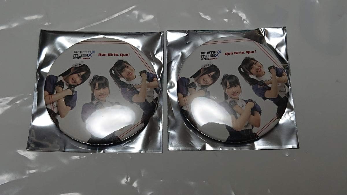Amazon Animax Musix 18 19 Run Girls Run 会場限定缶バッジ 2個セット Yokohama Osaka 横浜 大阪 303 おもちゃ ホビー