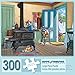 Bits and Pieces - 300 Large Piece Jigsaw Puzzle for Adults - Fresh Air, Summer Catnap - by Artist John Sloane - 300 pc Jigsaw - Oversized Puzzle Pieces