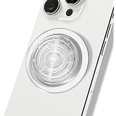 TTangrip Cell Phone Kickstand Compatible with Magsafe Magnetic Transparent Clear Collapsible Mobile Phone Grip Stand Holder for Smartphone Tablet
