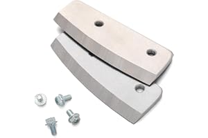 Silkfly 2 Pcs 6 Inch Hand Ice Auger Replacement Blades Compatible with Strike Master Mora Heavy Duty Stainless Steel Replacement Drill Blades for Ice Fishing Winter Outdoor