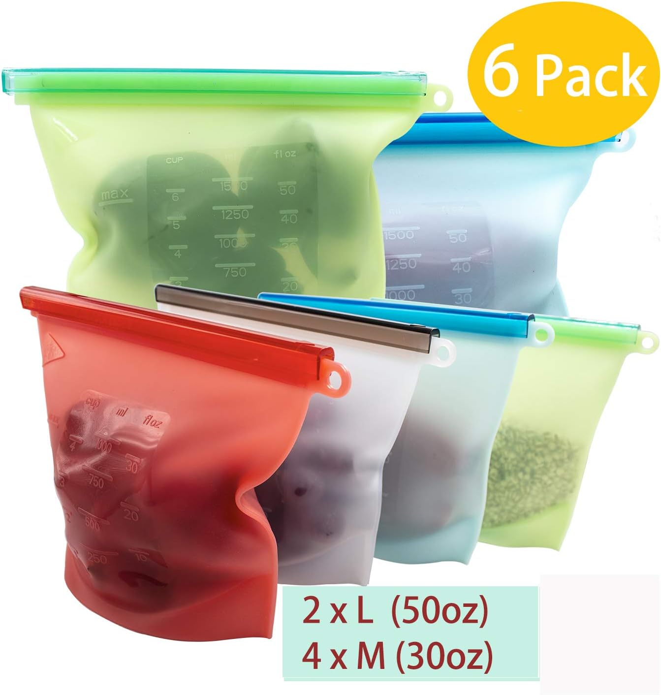 reusable silicone pouches