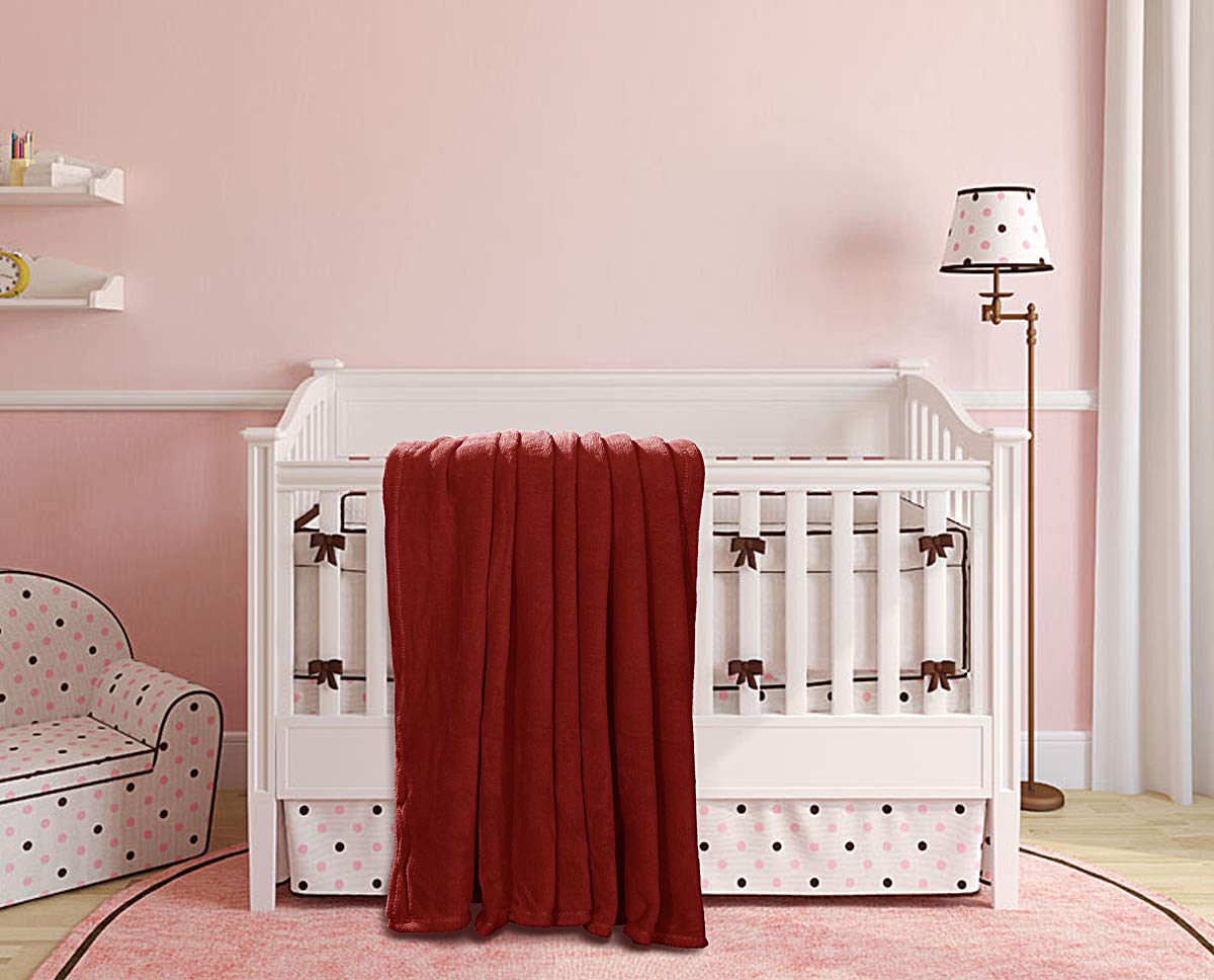 burgundy crib bedding