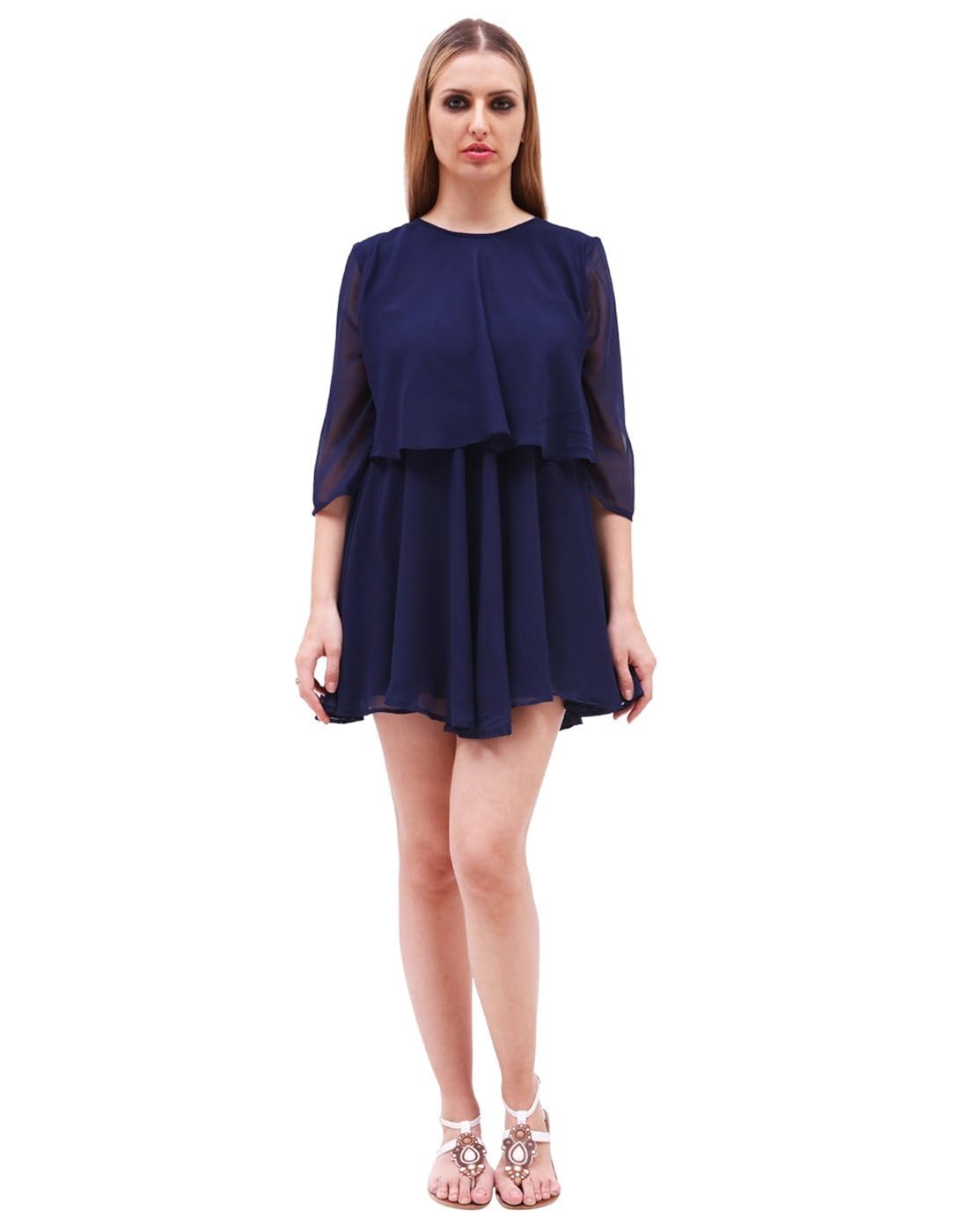 three fourth one piece dress