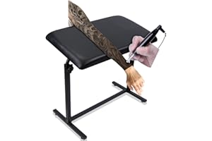 Tattoo Arm Rest Stand,HOINCO Arm Rest for Tattooing Oversized Thickened Soft Pad Adjustable Tattoo Table Beauty Stand Tattoo Equipment（Black）