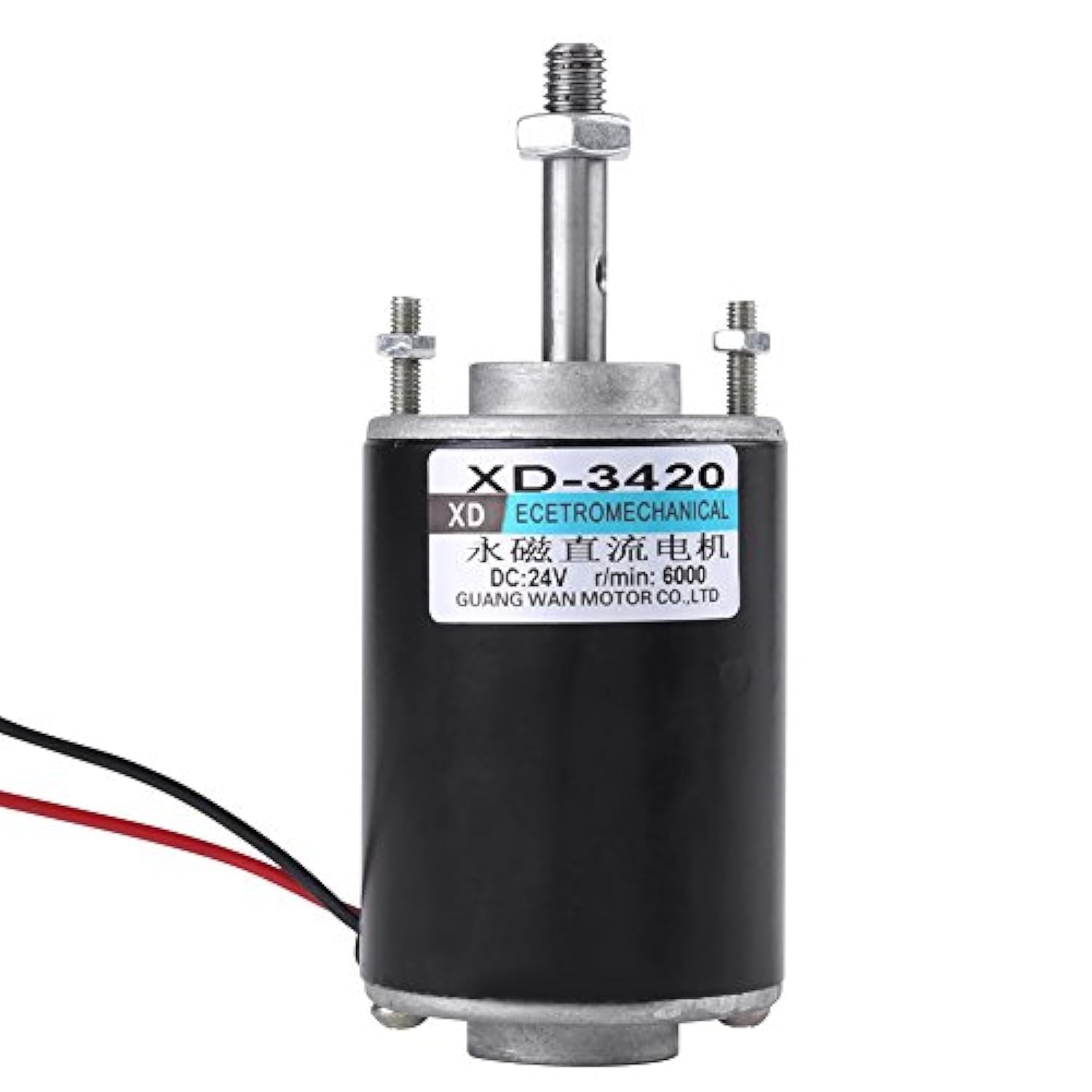 High Speed DC Motor 12V 24V 30W CW CCW Permanent Magnet Motor for DIY Generator (24V 6000RPM)