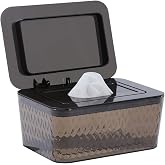 Hswt Wipes Dispenser Seal-Designed Wipe Dispenser Holder Wipes Case Box for Bathroom Keep Wipes Fresh, Dust-Proof &amp; Non-Slip