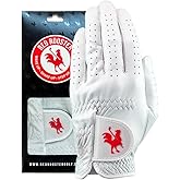 RED ROOSTER Sussex Premium Golf Glove, Cabretta Leather, White, Ultra-Thin Tournament Design
