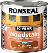 Ronseal 10 Year Woodstain Natural Oak 250ML view 3