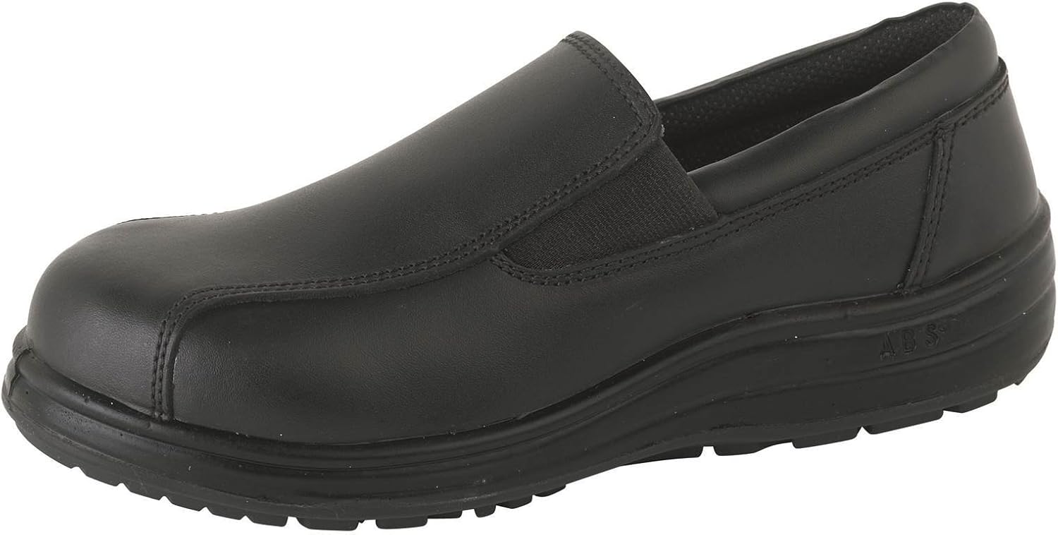 Deltaplus ABS133PR Black Ladies Waterproof Steel Toe Cap Slip On Safety
