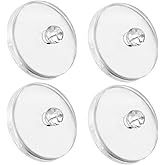 Jillmo Fermentation Weight, Glass Fermenting Weight for 3.8-inch Larger Gallon Jar, Pack of 4