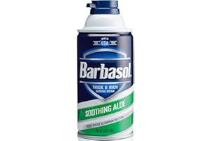 Barbasol Shave Cream, Soothing Aloe - 10 oz - 2 pk