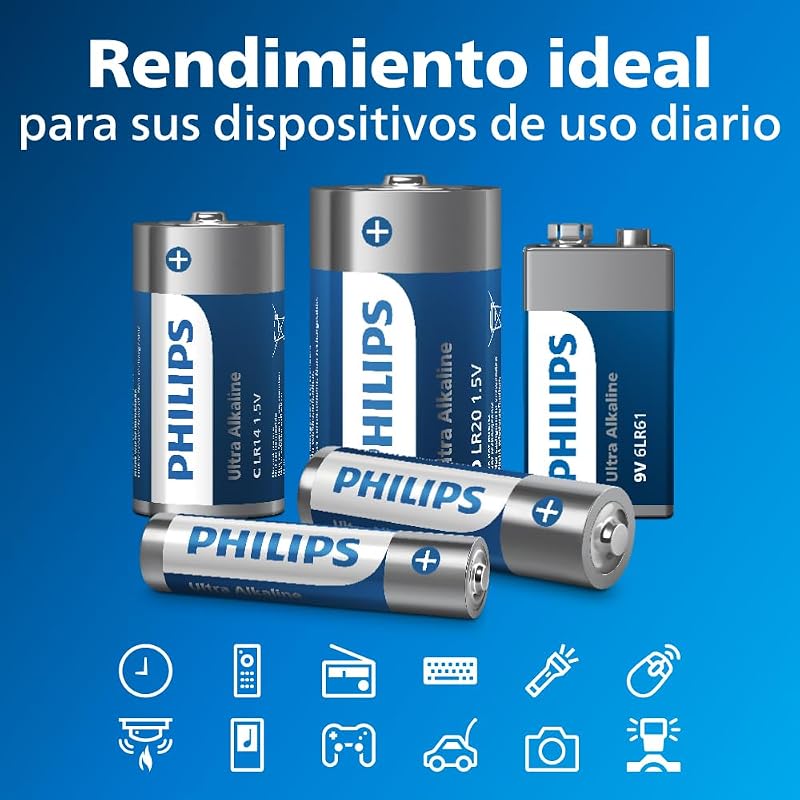 Ultra D, baterías alcalinas LR20, Alta Capacidad para Luces de Flash y Dispositivos Grandes, Paquete de 20 — foto 4 de 7