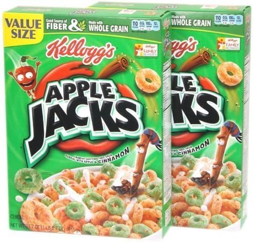 Amazon Kellogg S ケロッグ アップルジャックス シリアル 2箱 並行輸入品 ケロッグ シリアル 通販