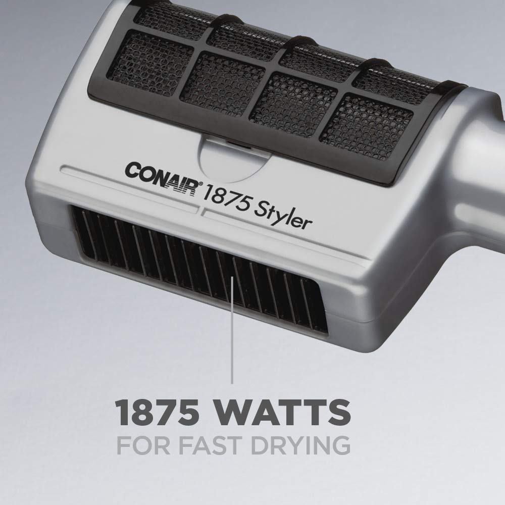 Conair 1875 Watt 3-in-1 Styling Hair Dryer with Ionic Technology and 3 Attachments: Beauty