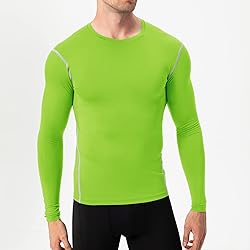 Men's Athletic Compression Shirts Long Sleeve Cool