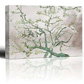 Almond Blossoms on Vintage Background Updated Vincent Van...