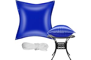 SVEPNDIC 4 x 4FT Patio Furniture Cover Airbag,Square Patio Table Cover Support Kit with Ropes to Fix,Reusable Weather Resistant Air Bag for Outdoor Furniture