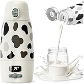 Portable Bottle Warmer for Travel,150W Fast Heating and Charging 17.5oz Large Capacity& Extended Battery Life,Bottle Warmer On The Go for Baby Essentials