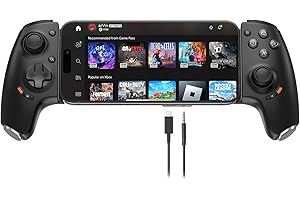 arVin Mobile Gaming Controller for iPhone 16/15 Series & Android (USB C) Plug and Play Remote Player Gamepad with Hall Joysti
