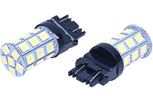 Heeucnon 2x T25 W21/5W 3157 7443 XENON White 27 5050 SMD LED BULB 12V lamp CAR light
