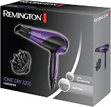 Remington D3190 2200W Ionic Hair Dryer Purple Diffuser Concentrator 3 heat view 7