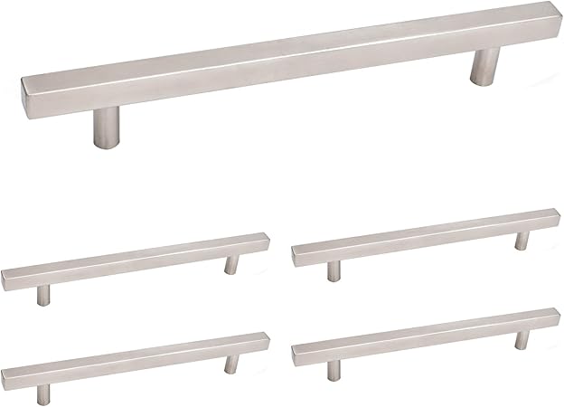 Homdiy Kitchen Cabinet Pulls Brushed Nickel 5 Pack Hdj22sn 6 1
