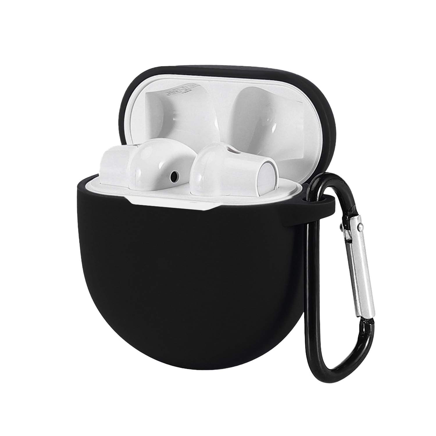 SCL Earphone Case for OnePlus Buds Case [Black] OnePlus Buds Cover Skins Silicone Case Shock Proof Protective Resistant Cover for OnePlus Buds