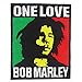 Bob Marley One Love Rasta Color Embroidered Iron on Patches